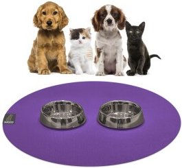 Produktbild von SANOZOO runde Napfunterlage lila 80 cm
