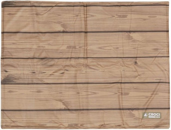 Produktbild von Sarcia.eu Hundematte CROCI Kühlmatte mit Holz-Motiv 65x50 cm