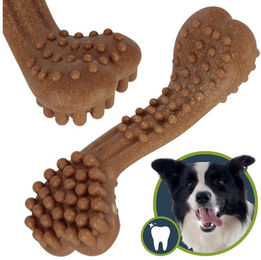 Sarcia.eu Kauspielzeug Hundespielzeug Naturknochen zum Kauen, Beißring, Kausnack 17 cm – Bild 1 von 5