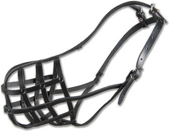 Produktbild von Sarcia.eu Leder Maulkorb für Rottweiler groß