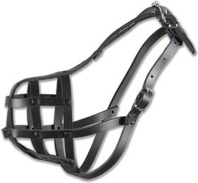 Produktbild von Sarcia.eu Maulkorb aus Leder für Boxer klein