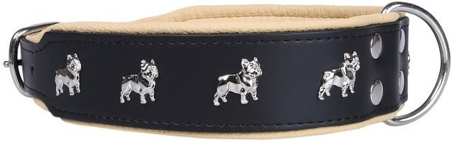 Produktbild von Sarcia.eu Schwarzes Hundehalsband Französische Bulldogge 65 cm - 65 cm