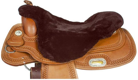 Produktbild von Sattelbezug für Pferd aus Schafsleder Umbria Equitazione