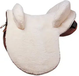 Produktbild von Sattelbezug für Pferd aus synthetischem Lammfell Ludomar