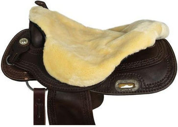 Produktbild von Sattelbezug für Pferd aus synthetischem Lammfell Umbria Equitazione