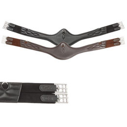 Produktbild von Sattelgurt KV Casper mit Elast Softleder