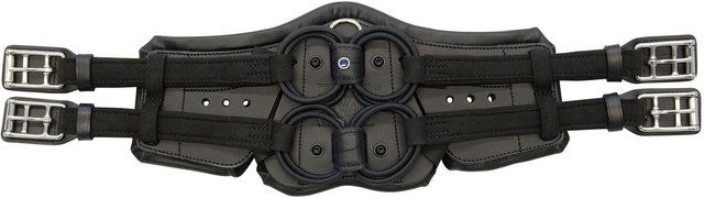 Sattelgurt mit Rindslederpolster in Ebenholz Stübben Equi-Soft – Bild 1 von 9