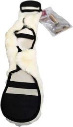 Produktbild von Sattelgurtschoner für Pferde aus Merinowolle Edix Saddles Crescent