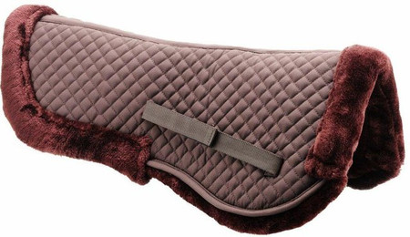 Produktbild von Sattelpad für Pferde aus synthetischem Lammleder neue Mode Daslö