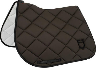 Produktbild von Sattelunterlage aus technischem Material mit Logo für Pferde Equestro