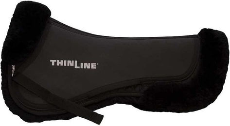 Produktbild von Sattelunterlage für Pferde mit Futter aus Kunstschafwolle ThinLine