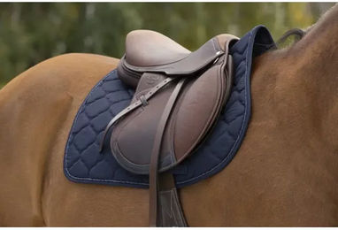 Sattelunterlage Riding World Rope Dressur marineblau – Bild 1 von 3