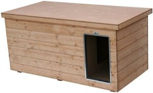 Produktbild von Sauerland Hundehütte Lassie mit Flachdach und Vorraum