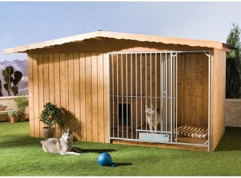 Produktbild von Sauerland Hundezwinger Charly mit Hundehütte
