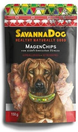 Produktbild von SavannaDog Magen Chips vom südafrikanischen Strauß - 150 g