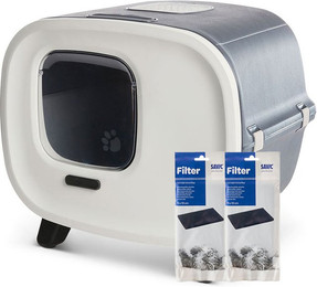 Produktbild von Savic Katzentoilette Mira Starterset mit 2 Filtern