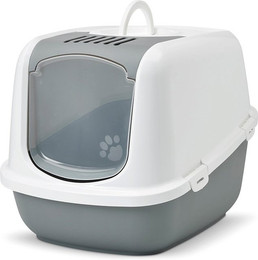 Produktbild von SAVIC Katzentoilette Nestor Jumbo weiß/grau