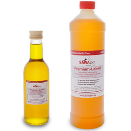 Produktbild von SAWApet Premium Leinöl - 1000 ml