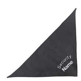 Schecker Besticktes Halstuch Security mit Name 35 cm – Bild 1 von 4