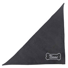 Schecker Besticktes Hundehalstuch mit Knochenmotiv – Bild 1 von 4