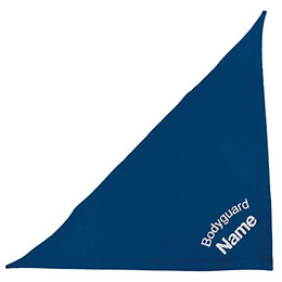 Produktbild von Schecker Besticktes Hundehalstuch mit Motiv Bodyguard und Name - Blau 50 cm