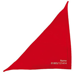 Produktbild von Schecker Besticktes Hundehalstuch Rot 65 cm - 65 cm