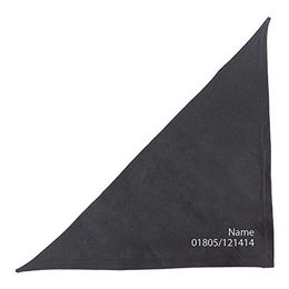 Schecker Besticktes Hundehalstuch Schwarz 65 cm – Bild 1 von 4