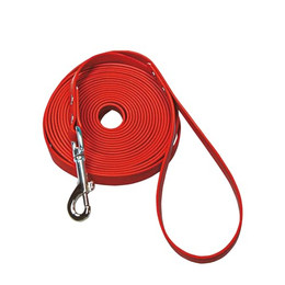 Produktbild von Schecker Biothane Schleppleine rot mit Handschlaufe 10 m 9 mm - 10 m