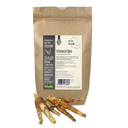 Produktbild von Schecker Dörrfleisch Hühnerfüße für Hunde - 250 g