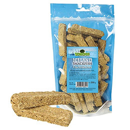 Produktbild von Schecker Fischstäbchen Snack aus 100% Meeresfisch für mittelgroße und große Hunde - 1 kg