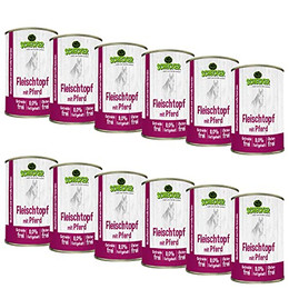 Produktbild von Schecker Fleischtopf mit Pferd - 12 x 410 g