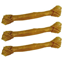 Produktbild von Schecker Geknotete Kauknochen aus gepresster Rinderhaut - 3 x 80 g