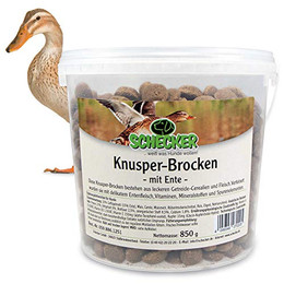 Produktbild von Schecker Hundekekse Knusper Brocken mit Ente