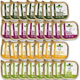 Produktbild von Schecker Hundemenü Nassfutter mit Wild, Pferd, Huhn & Lamm - 30 x 200 g