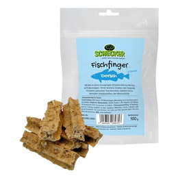 Produktbild von Schecker Hundesnack Fischfinger Dorsch - 100 g