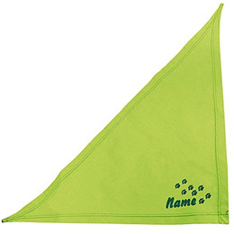 Produktbild von Schecker Kiwi 35 cm Besticktes Halstuch mit Pfoten und Hundename