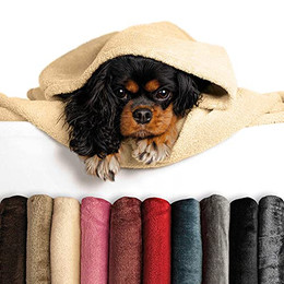 Produktbild von Schecker Mikrofaserdecke Premium Hund mit Name Beere