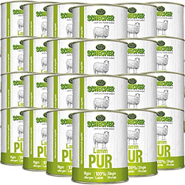 Produktbild von Schecker Nassfutter 100% Lamm pur - 24 x 820 g