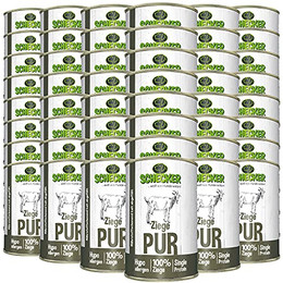 Produktbild von Schecker Nassfutter 100% Ziege PUR - 48 x 410 g