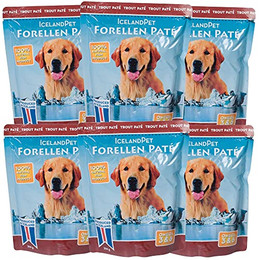 Produktbild von Schecker Nassfutter für den Hund Iceland 100% Forelle pur - 6 x 300 g