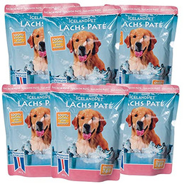 Produktbild von Schecker Nassfutter für Hunde Iceland 100% Lachs pur - 6 x 300 g