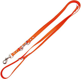 Produktbild von Schecker Original Biothane Verlängerungsleine 3-fach verstellbar 2,2 m 13 mm Orange - 2,2 m