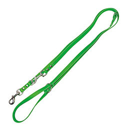 Schecker Original Biothane® Verlängerungsleine 3-fach verstellbar 2,2 m 16 mm Grün - 2,2 m – Bild 1 von 4