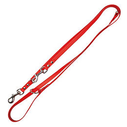 Produktbild von Schecker Original Biothane® Verlängerungsleine 3-fach verstellbar 2,2 m 16 mm rot - 2,2 m