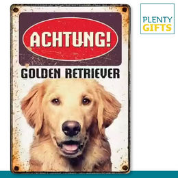 Produktbild von Schecker Plenty Gifts Warnschild Golden Retriever