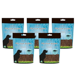 Produktbild von Schecker PUR Fisch Streifen Dorsch - 5 x 100 g