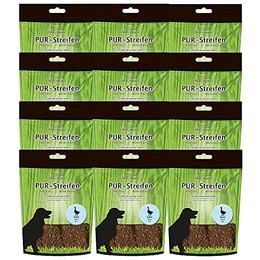 Produktbild von Schecker PUR Kaustreifen Gans - 12 x 100 g