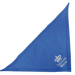 Schecker Royalblau 65cm Besticktes Hundehalstuch mit Text – Bild 1 von 4