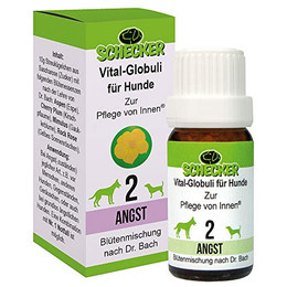Produktbild von Schecker Vital Globuli Angst Blütenessenzen nach der Lehre von Dr. Bach