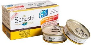 Produktbild von Schesir 24x50 g Huhn mit Reis, Im eigenen Saft